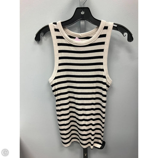 Top Sleeveless By A New Day In Striped Pattern, Size: M