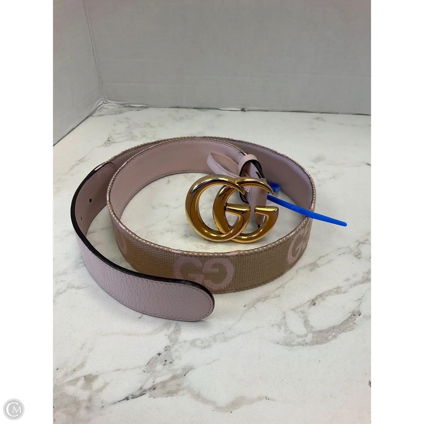 Belt Luxury Designer By Gucci, Size: Small