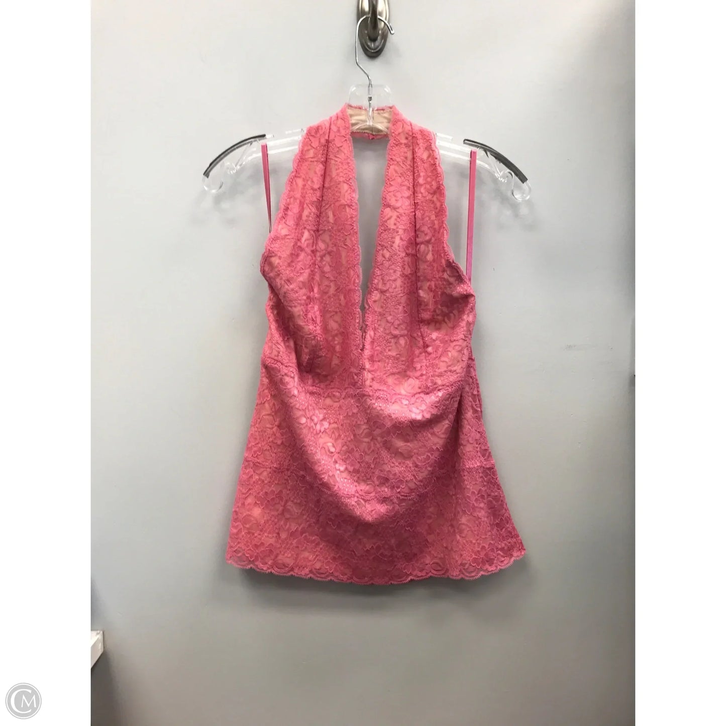 Top Sleeveless By New York And Co In Pink, Size: L