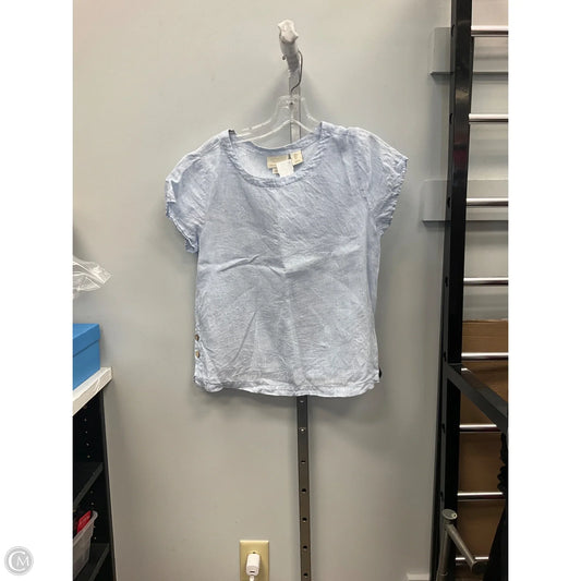 Top Short Sleeve By Cynthia Rowley In Blue, Size: S