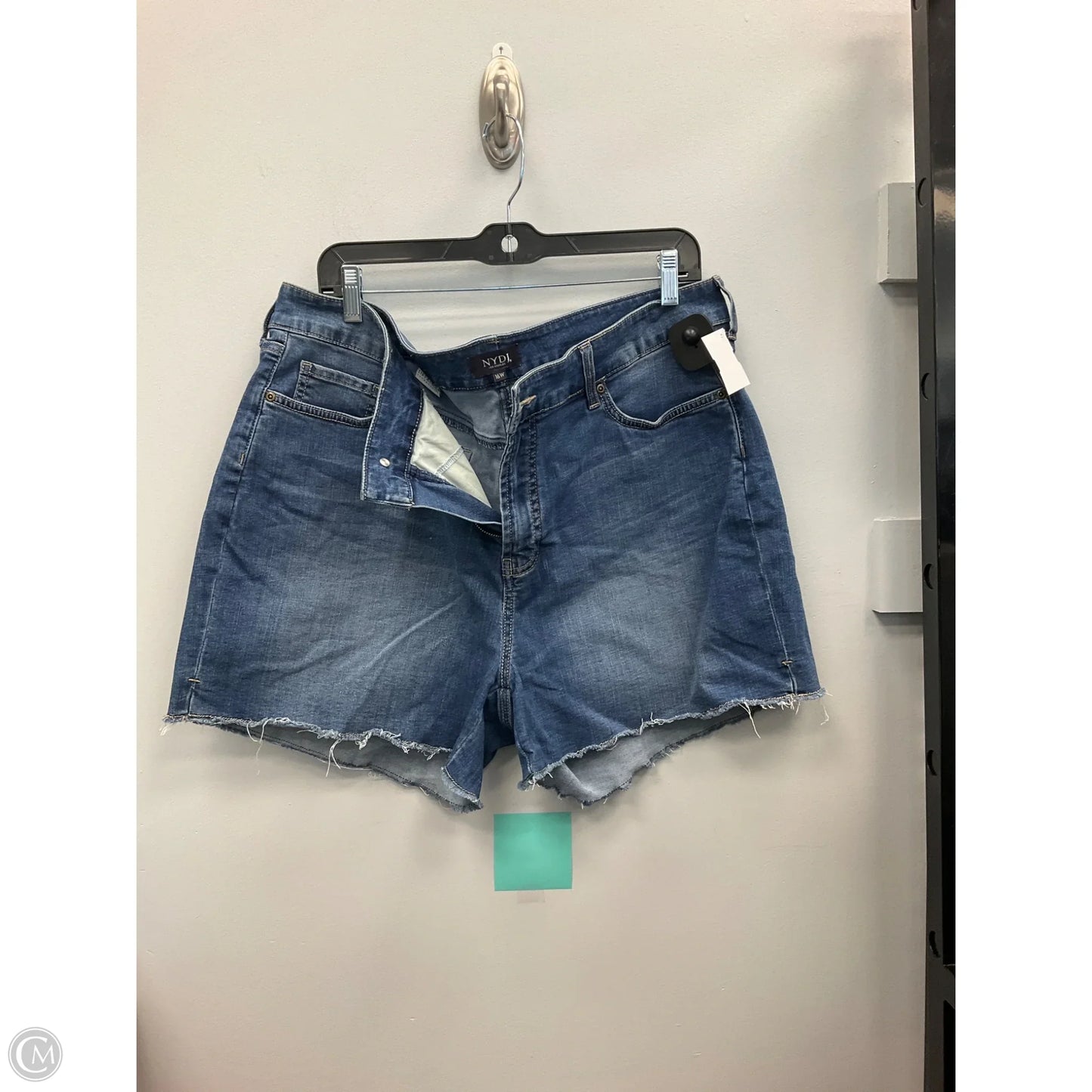 Shorts By Not Your Daughters Jeans In Blue Denim, Size: 16