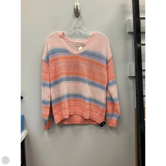 Sweater By Loft In Multi-colored, Size: S