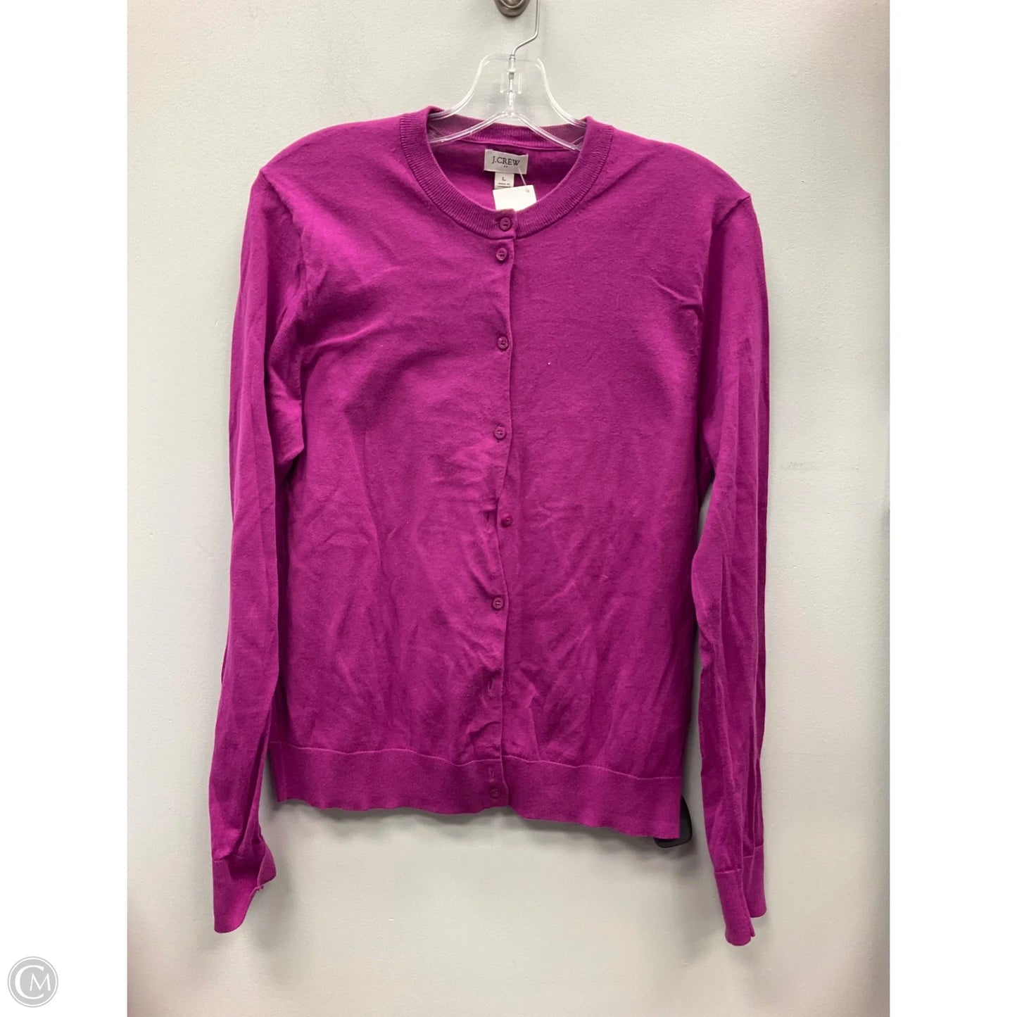 Sweater Cardigan By J. Crew In Pink, Size: L