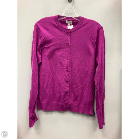 Sweater Cardigan By J. Crew In Pink, Size: L