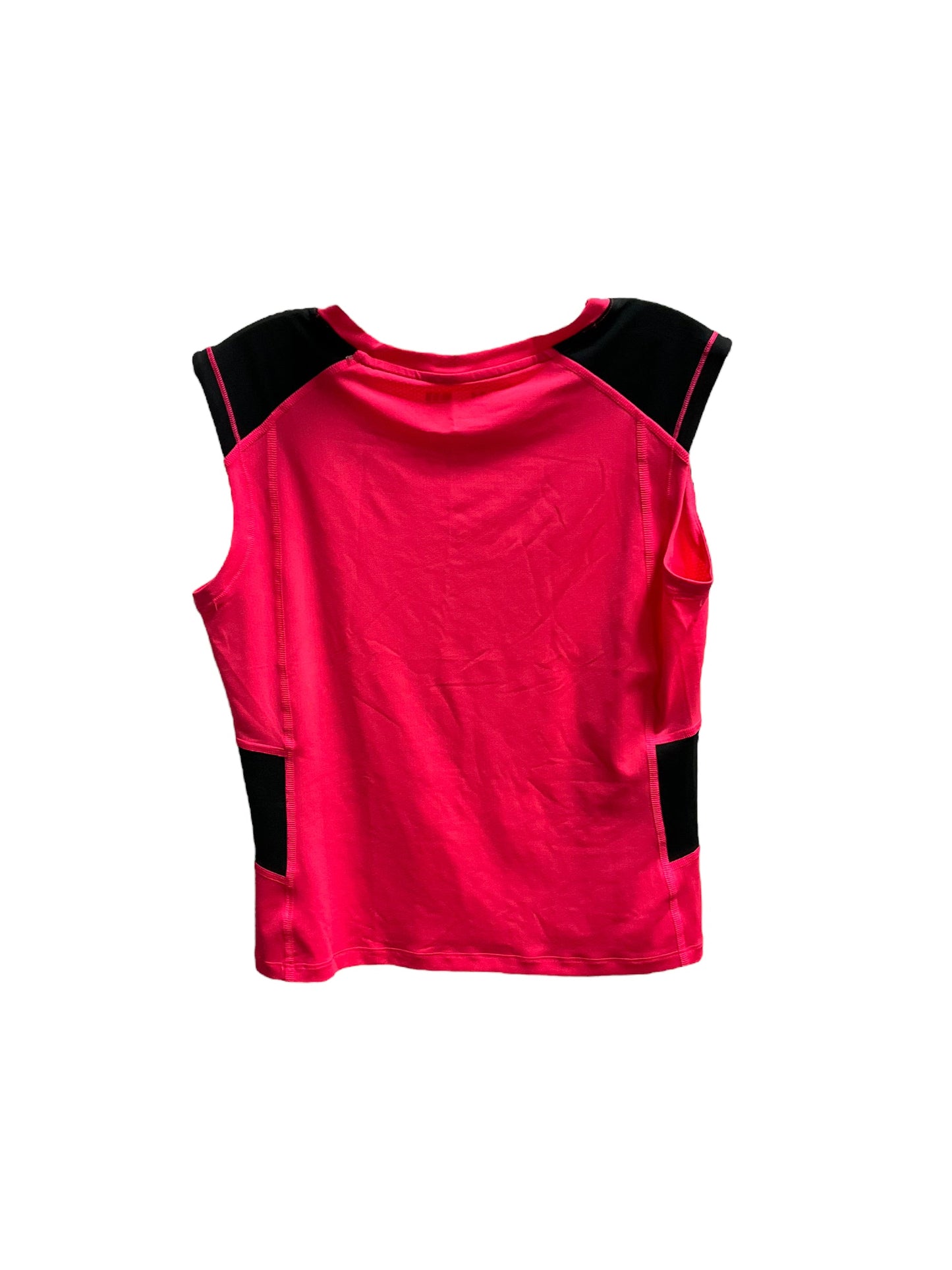 Black & Red Athletic Top Short Sleeve Under Armour, Size M