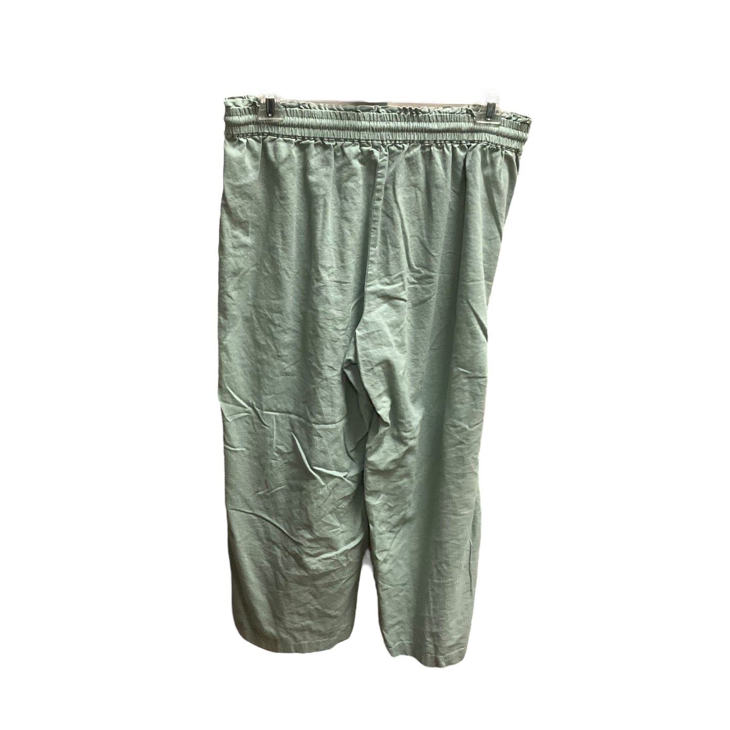 Pants Linen By J. Crew In Green, Size: L