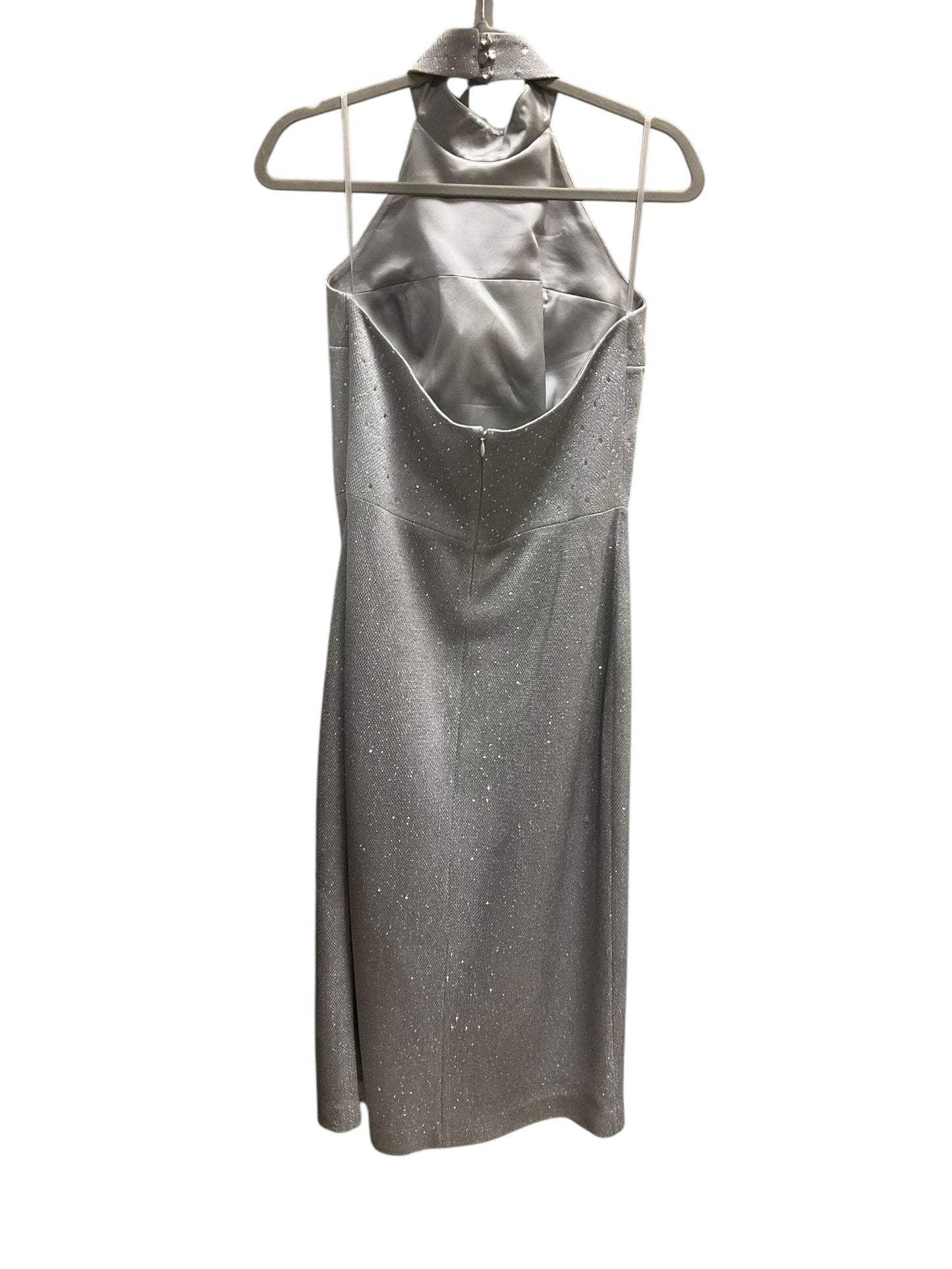 Dress Luxury Designer By St John Collection In Silver, Size: 6