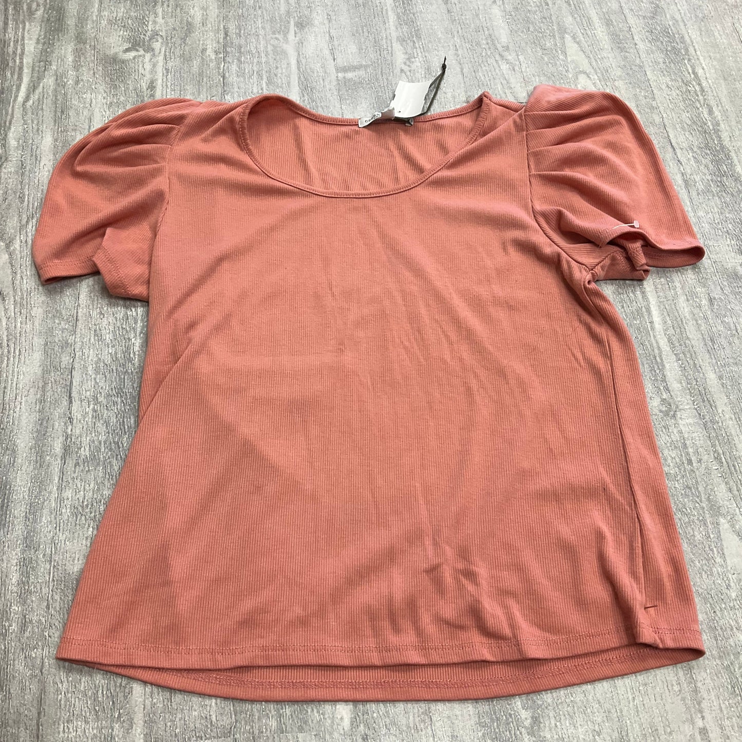 Top Short Sleeve By Green Envelope In Pink, Size: L