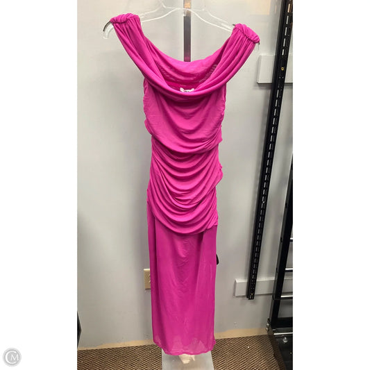 Dress Party Midi By Bar Iii In Pink, Size: S