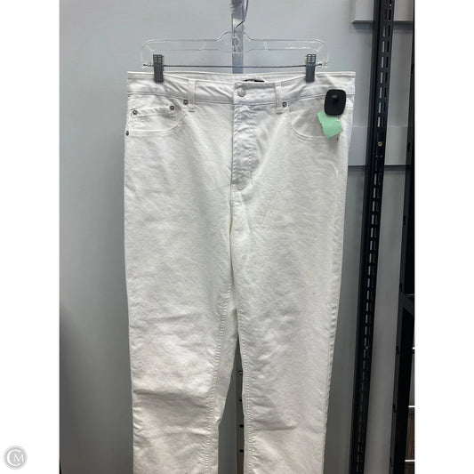 Jeans Designer By Frye In White, Size: 12