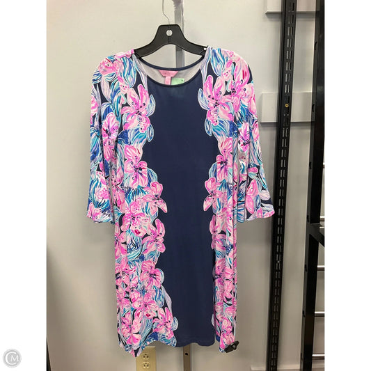 Dress Designer By Lilly Pulitzer In Blue & Pink, Size: S