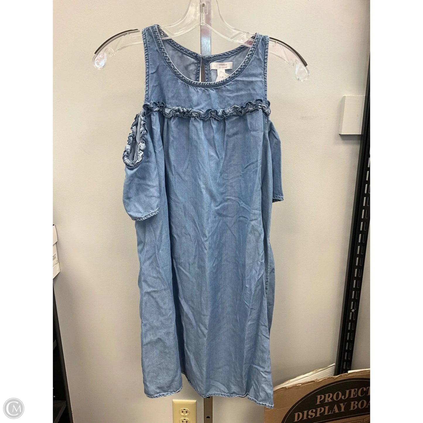 Top Short Sleeve By Lc Lauren Conrad In Blue, Size: M