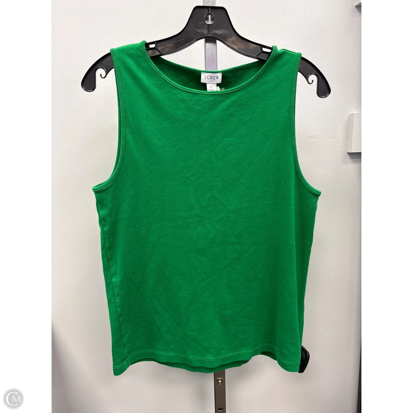 Top Sleeveless Basic By J. Crew In Green, Size: L