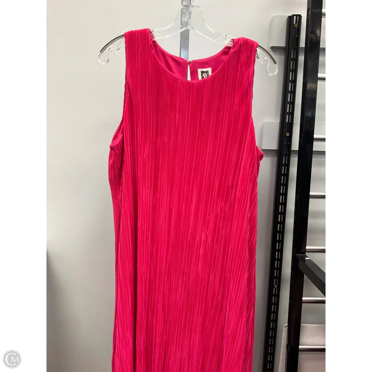 Dress Casual Short By Anne Klein In Pink, Size: L