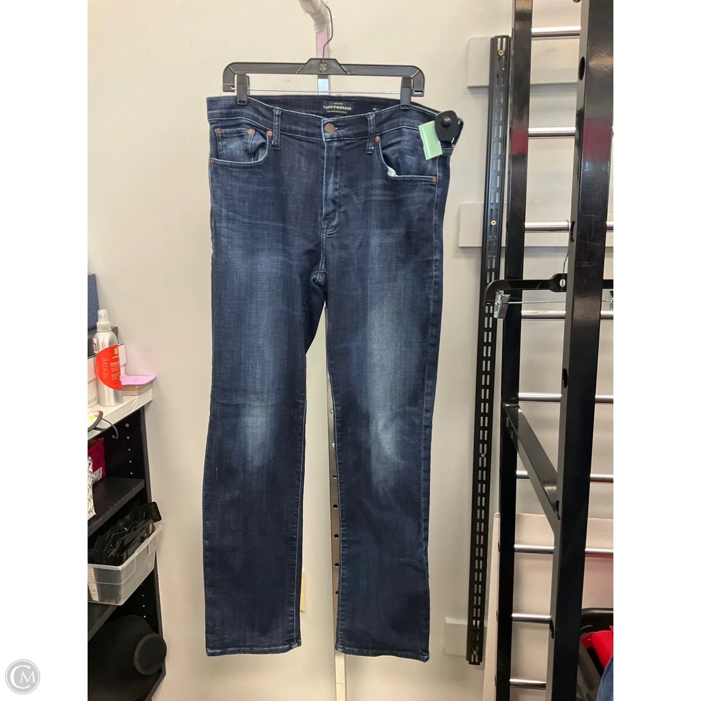 Jeans Straight By Lucky Brand In Blue, Size: 16