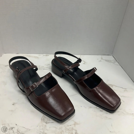 Shoes Heels Block By Clothes Mentor In Brown, Size: 11