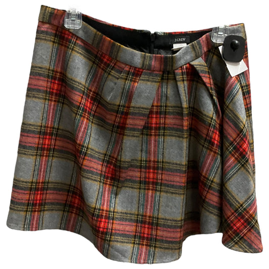 Skirt Mini & Short By J. Crew In Plaid Pattern, Size: 10