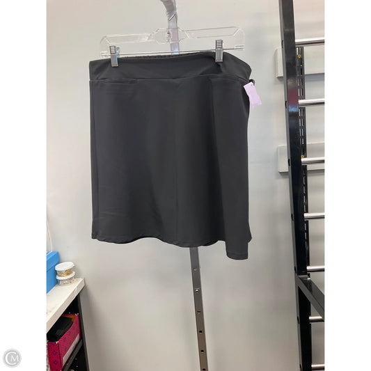 Skort By Croft And Barrow In Black, Size: M