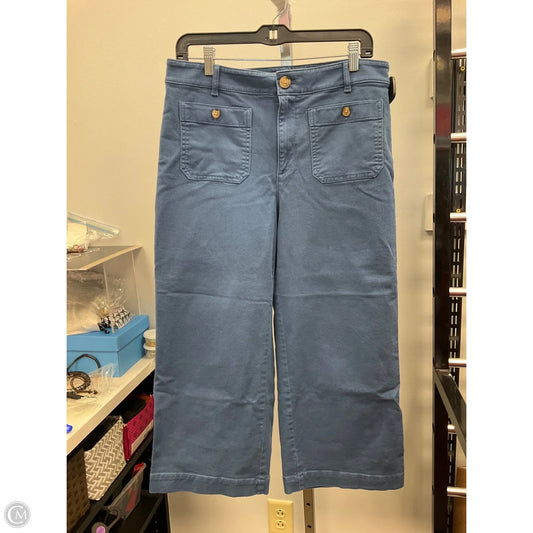 Pants Cropped By Loft In Blue, Size: 12p