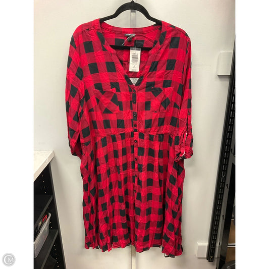 Dress Casual Short By Torrid In Checkered Pattern, Size: 3x