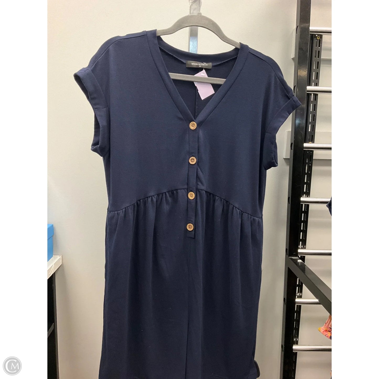 Dress Casual Short By Merokeety In Blue, Size: M