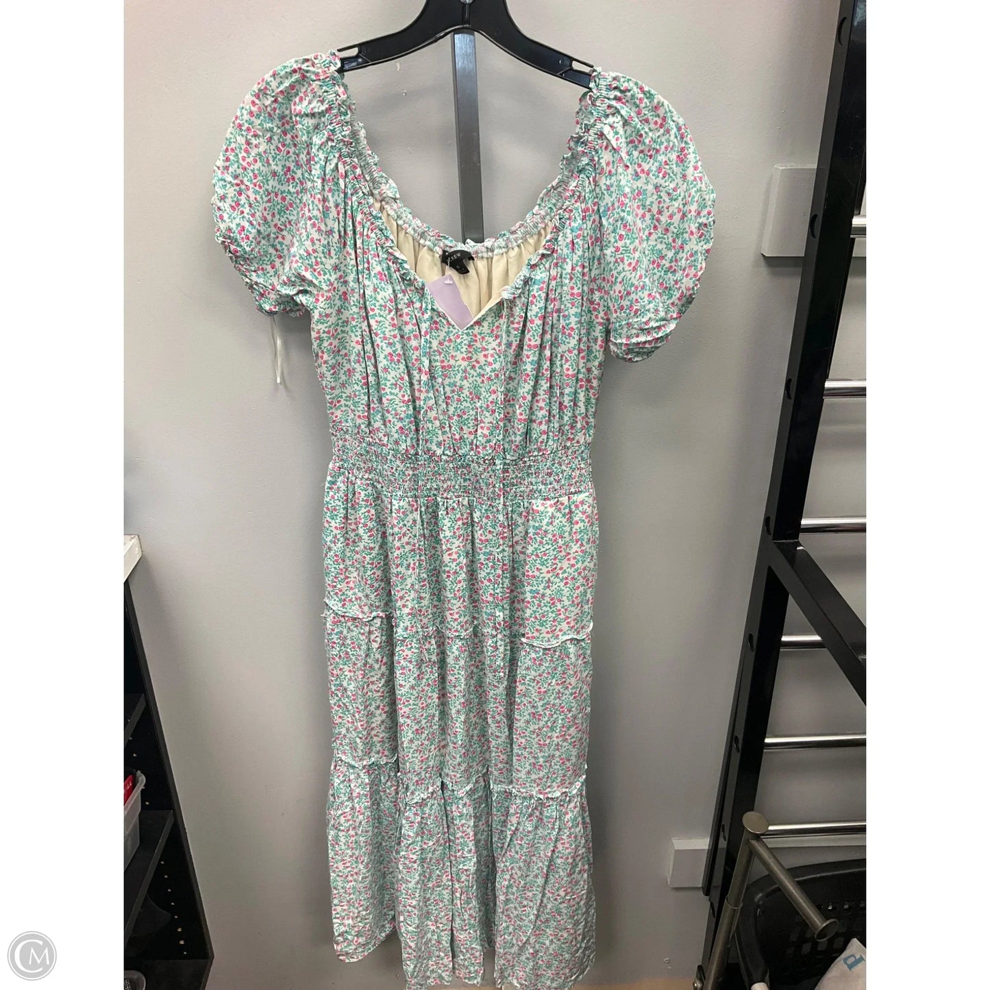 Dress Casual Midi By J. Crew In Floral Print, Size: 6