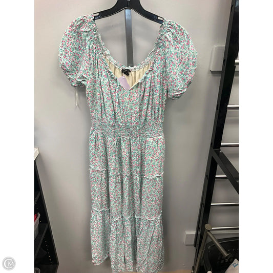 Dress Casual Midi By J. Crew In Floral Print, Size: 6