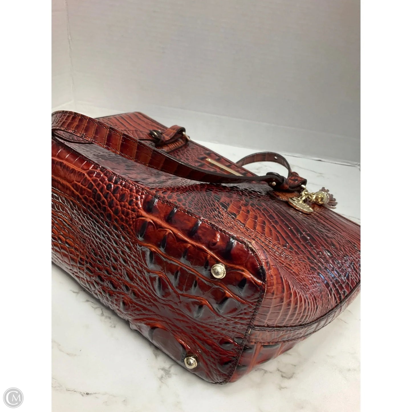 Handbag Designer By Brahmin, Size: Medium