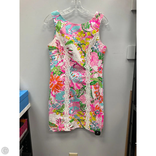 Dress Designer By Lilly Pulitzer In Floral Print, Size: 8