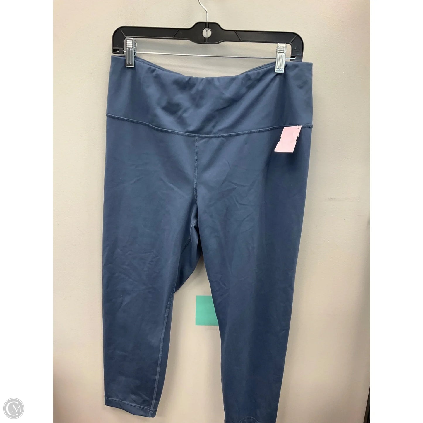 Athletic Leggings By Yogalicious In Blue, Size: Xxl