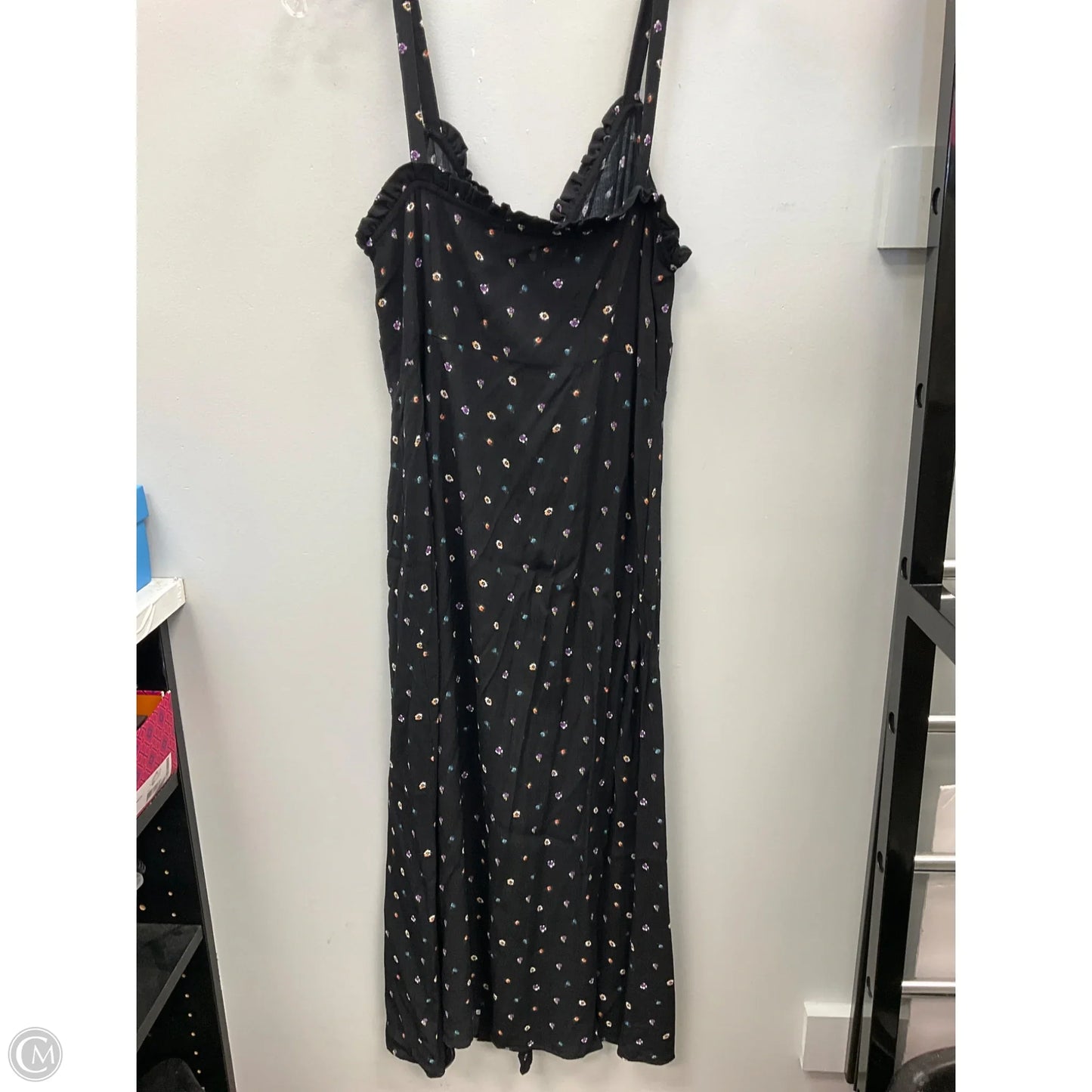 Dress Casual Midi By Top Shop In Floral Print, Size: 8