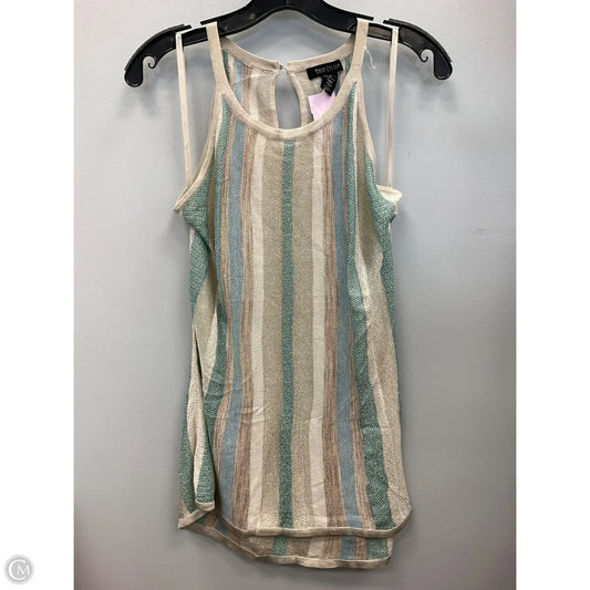 Top Sleeveless By White House Black Market In Blue & Cream, Size: S