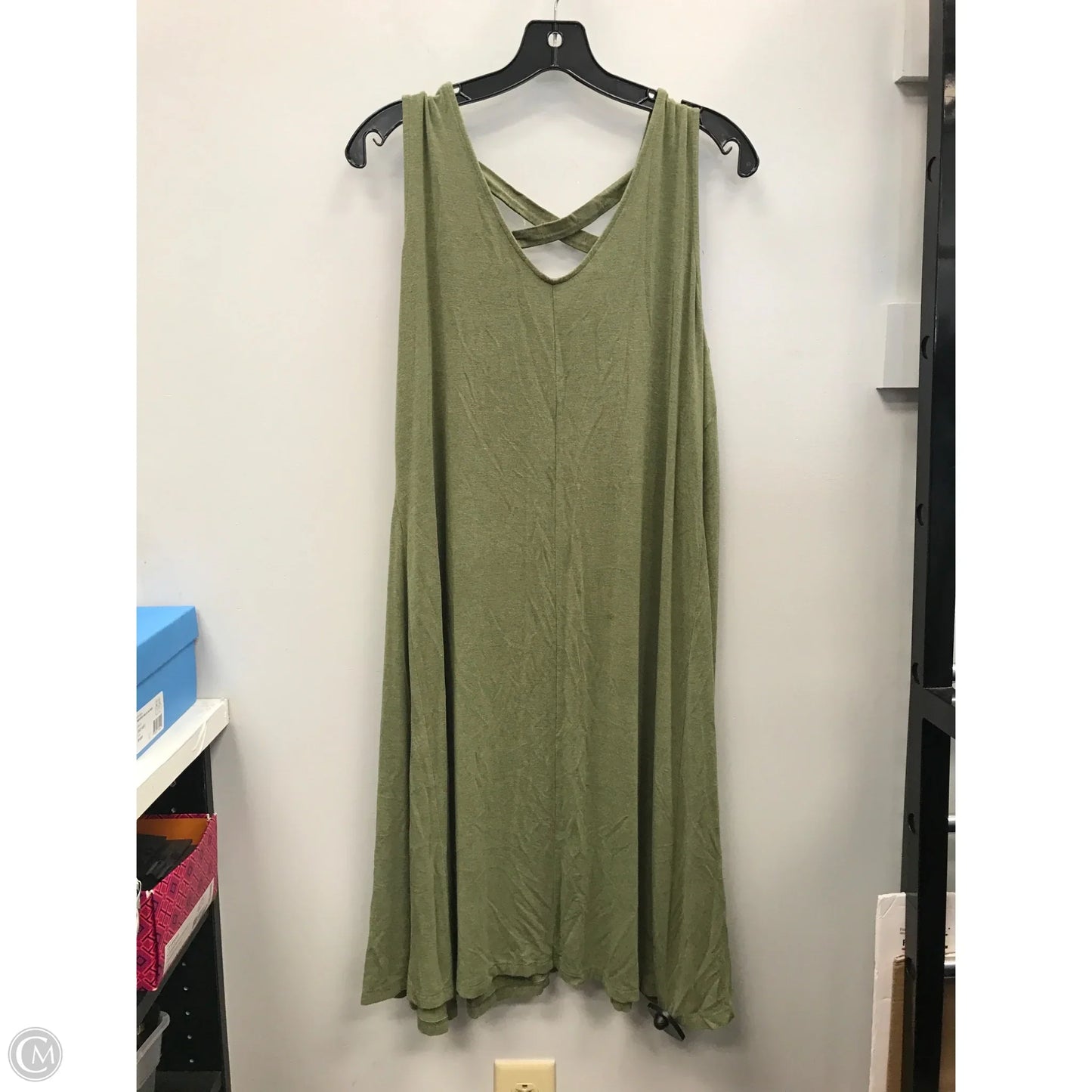 Dress Casual Short By Style And Company In Green, Size: 1x