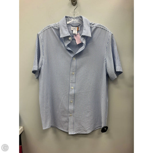Top Short Sleeve By C And C In Striped Pattern, Size: S