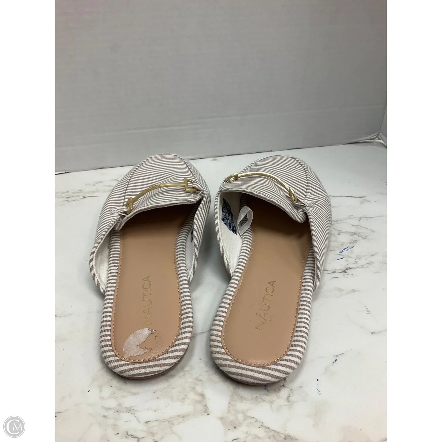 Shoes Flats By Nautica In Striped Pattern, Size: 9