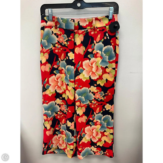 Pants Other By Loft In Floral Print, Size: 0p