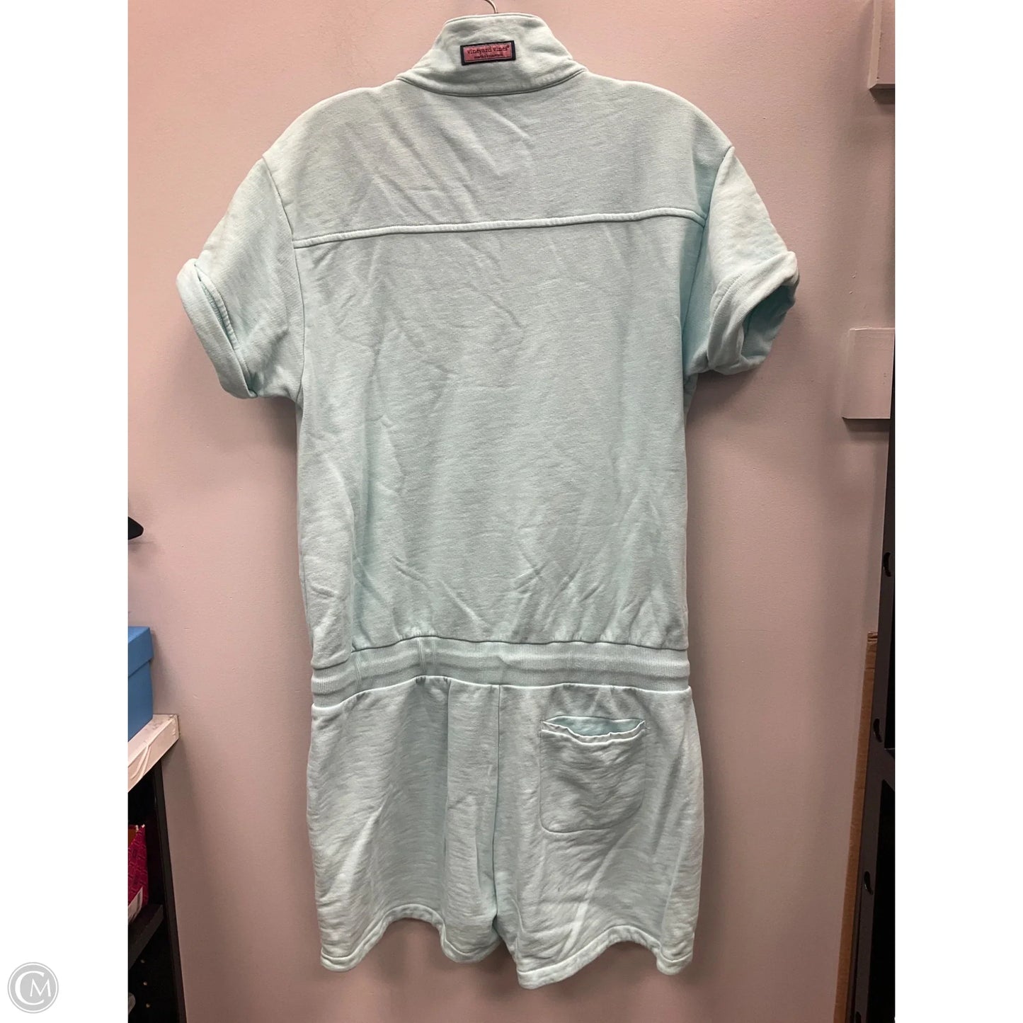 Romper By Vineyard Vines In Aqua, Size: L
