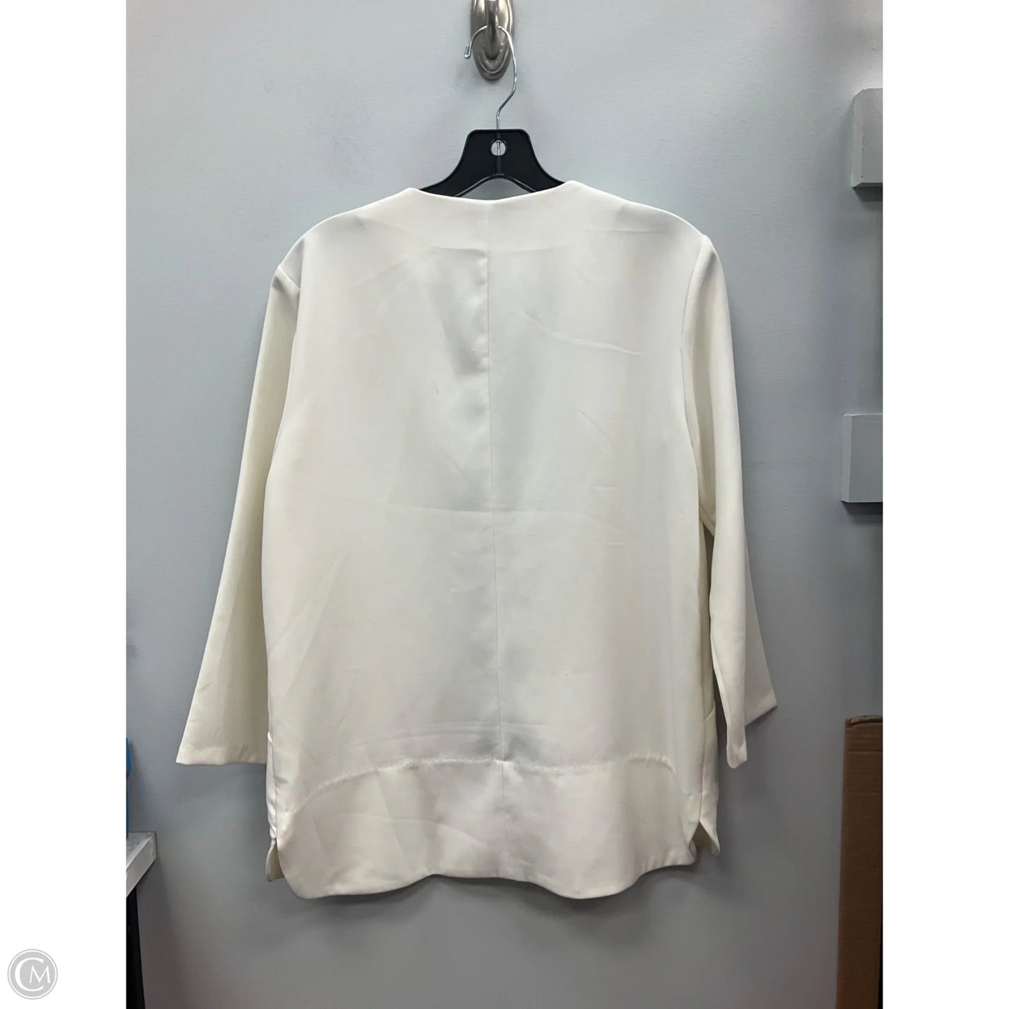 Blazer By Harlowe & Graham In Cream, Size: M
