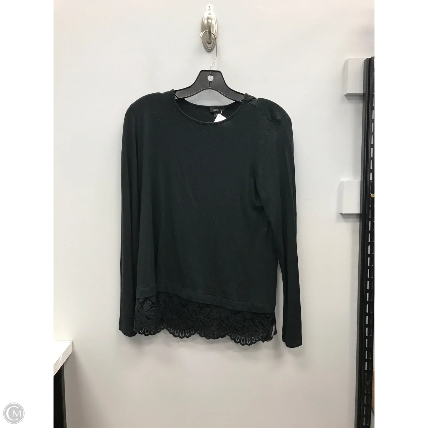 Top Long Sleeve By J. Jill In Black, Size: Xs
