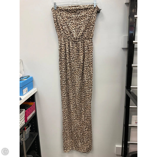 Dress Casual Midi By H&m In Animal Print, Size: M