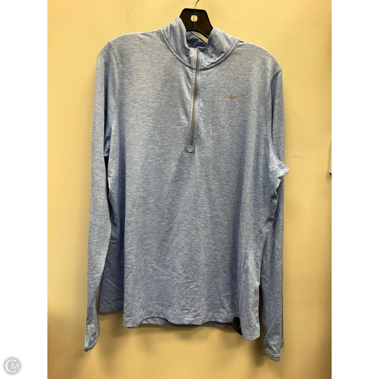 Sweatshirt Collar By Nike In Blue, Size: Xl