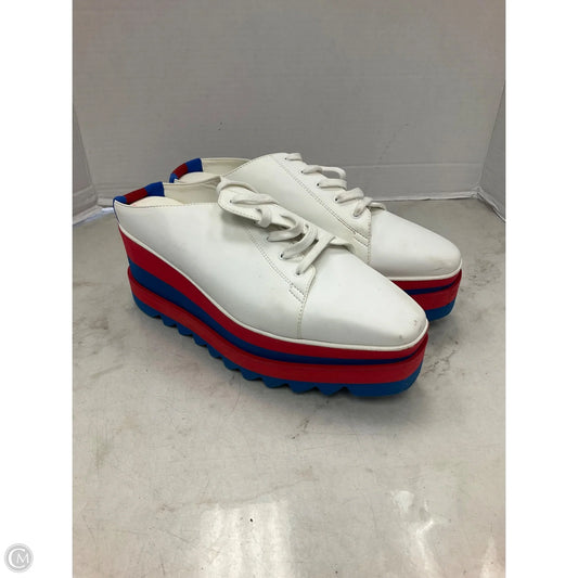 Shoes Luxury Designer By Stella Mccartney In White, Size: 8.5