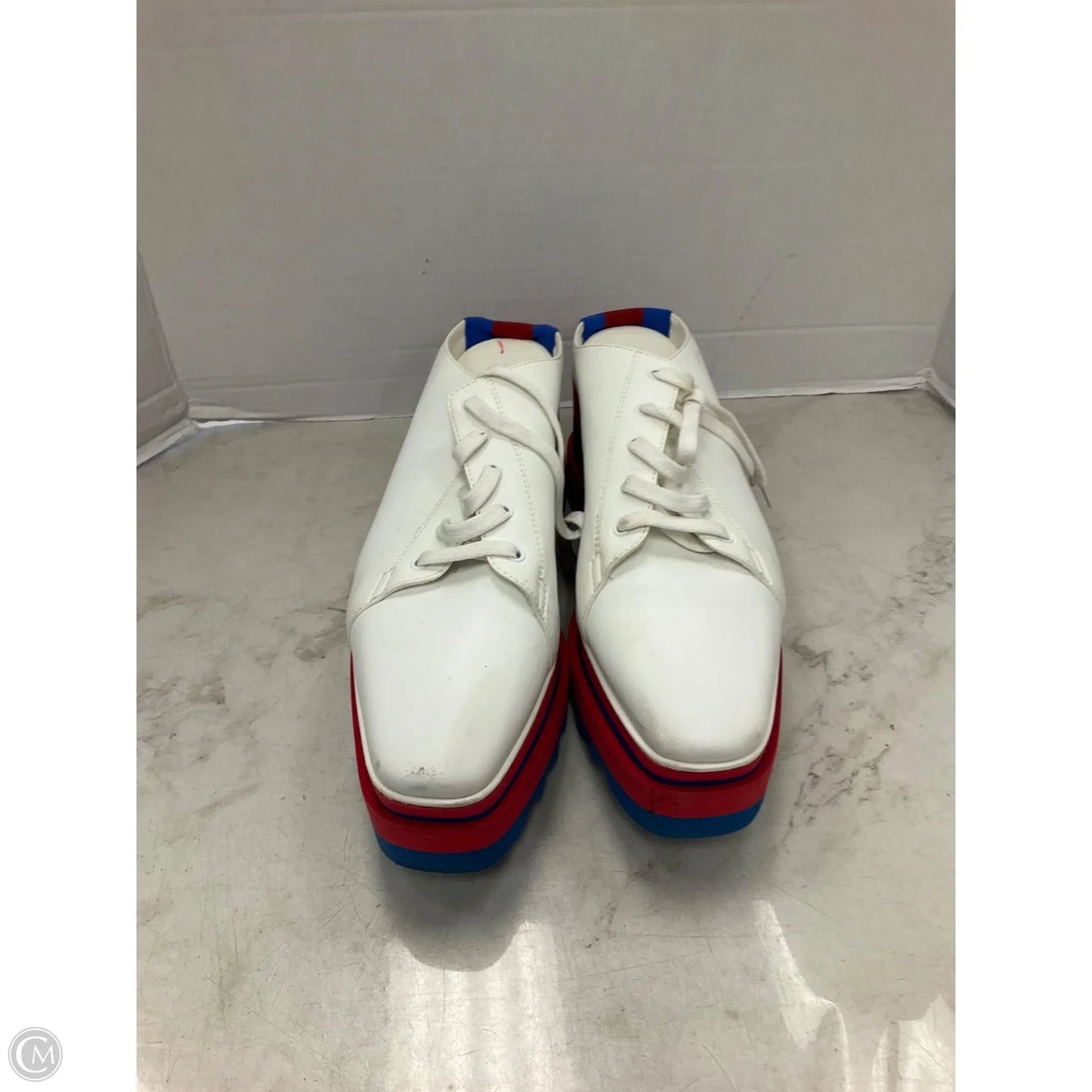 Shoes Luxury Designer By Stella Mccartney In White, Size: 8.5