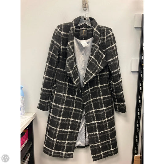 Coat Faux Fur & Sherpa By Ted Baker In Plaid Pattern, Size: 0