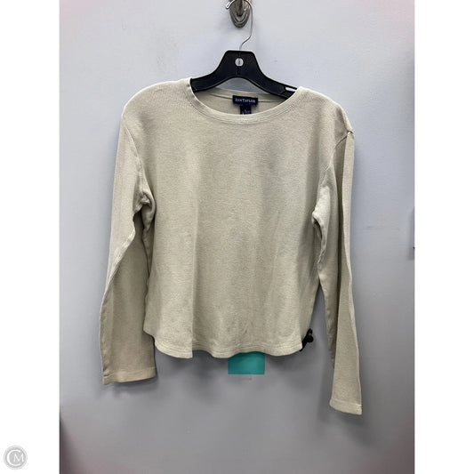 Top Long Sleeve Basic By Ann Taylor In Green, Size: L