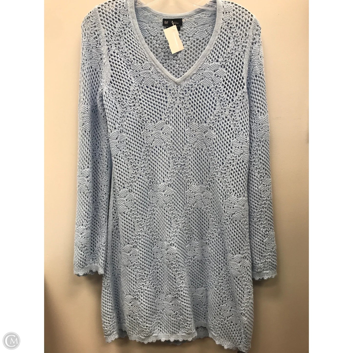 Dress Sweater By Gap In Blue, Size: S