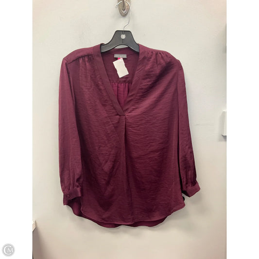 Top 3/4 Sleeve By Vince Camuto In Purple, Size: M