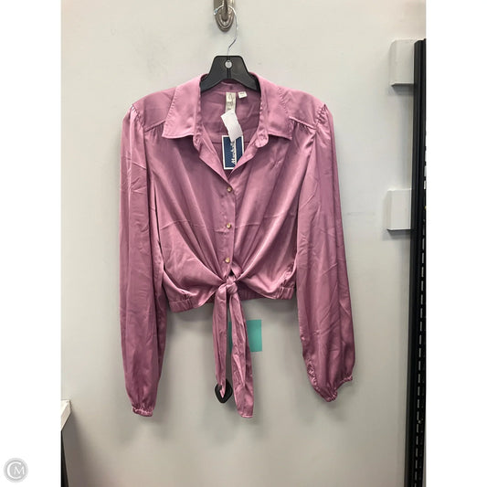 Top Long Sleeve By Joie In Pink, Size: M
