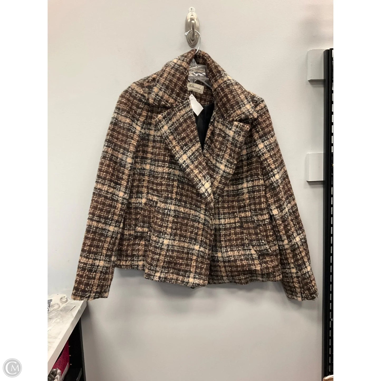 Coat Other By Sebby In Plaid Pattern, Size: M