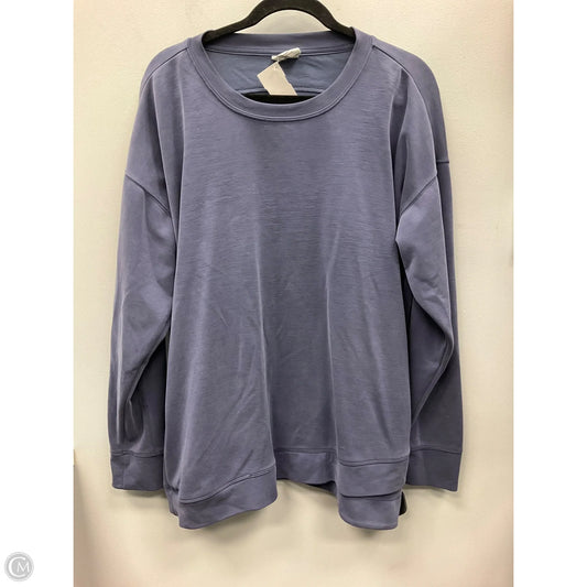 Sweatshirt Crewneck By Sage In Blue, Size: Xl